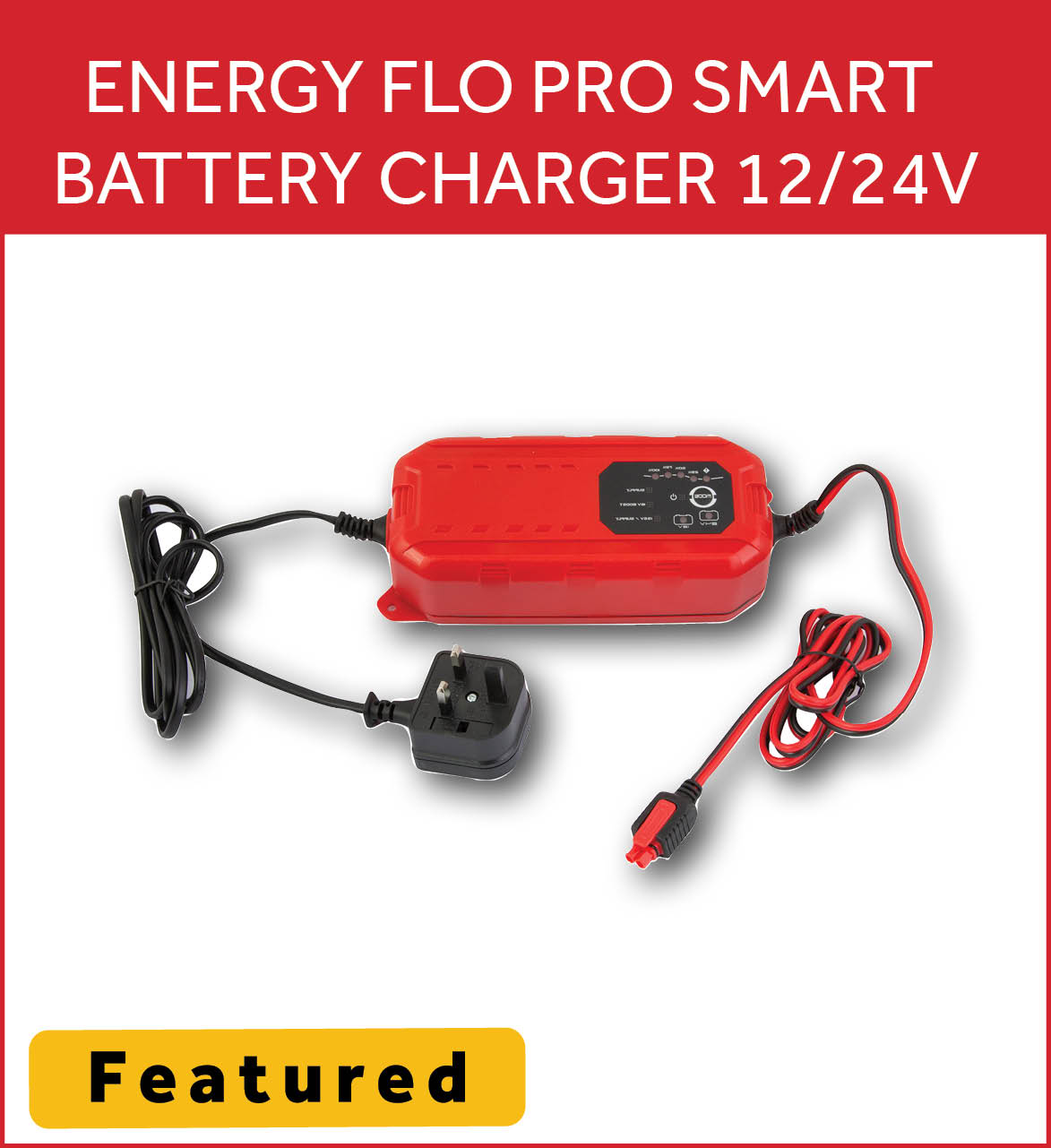 Energy Flo Pro Smart Battery Charger 12/24V 7.0A